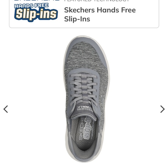 WORN TWICE Skechers Slip-Ins Go Walk Flex “Dacey” ladies’ sneakers, size 7-1/2 M - Picture 8 of 12